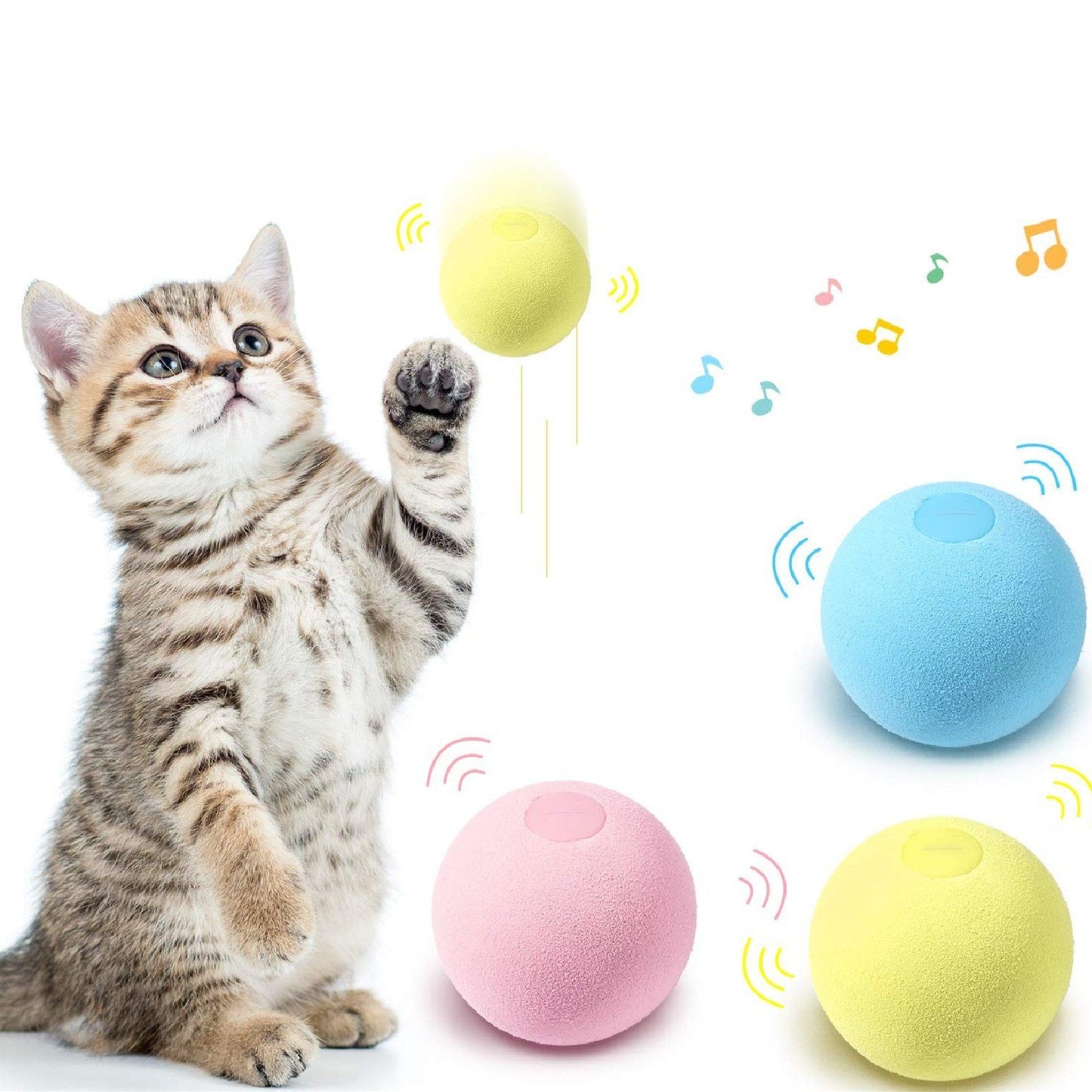 SmartBall™ - Balle intelligente d'apprentissage pour chat - YourFelinity